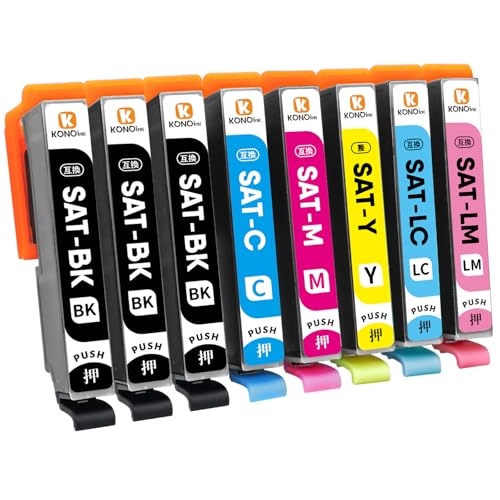 Amazon.co.jp: 【KONOink】Epson用 SAT SAT-6CL サツマイモ C/M/Y/LC